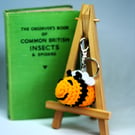 Crochet Bee Keyring Charm