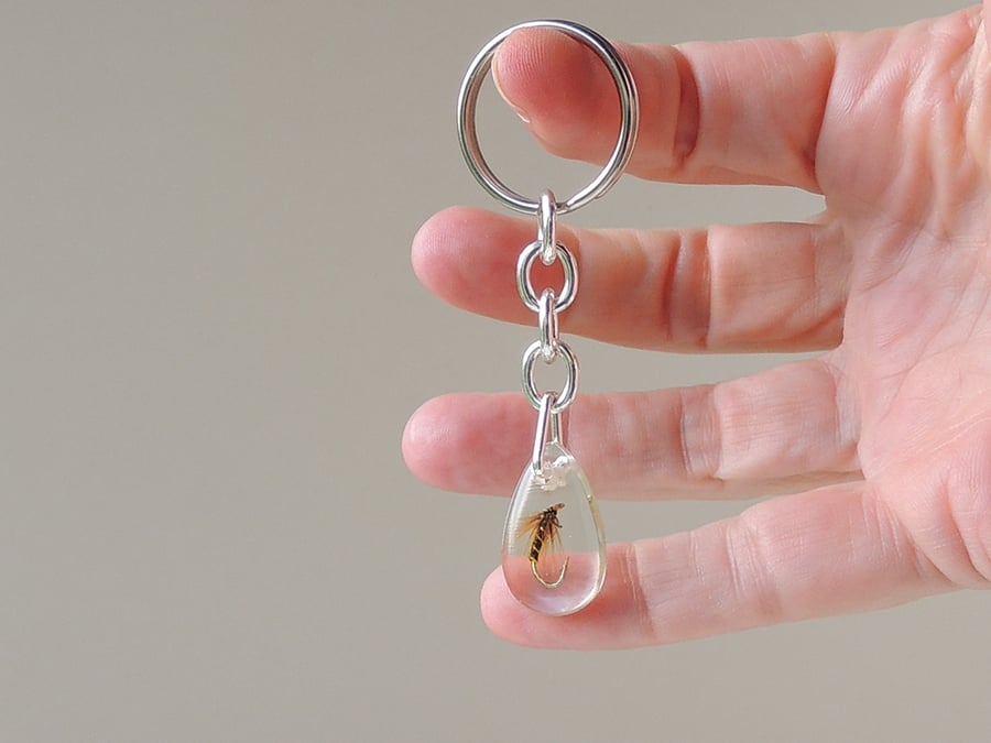 Fly Fishing Keyring (2120)