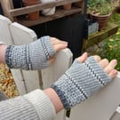 Womens handmade fingerless gloves