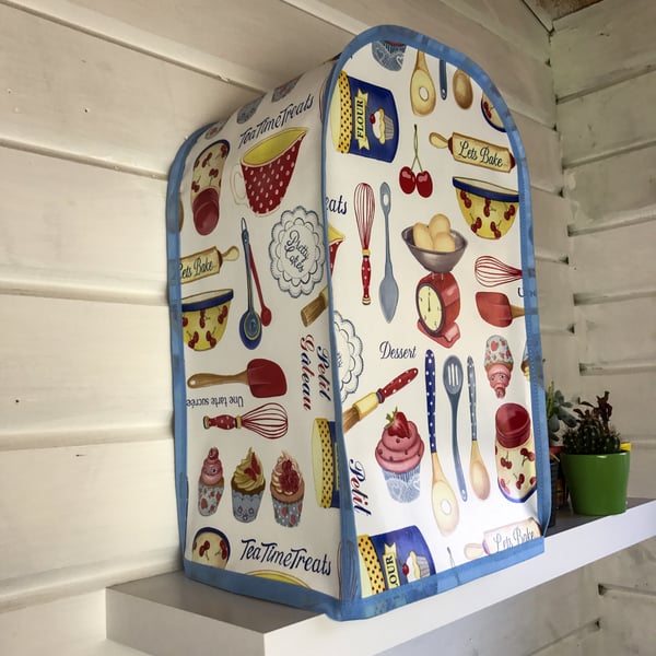 Retro 50s Baking PVC Magimix 420 XL Food Processor  Cover   