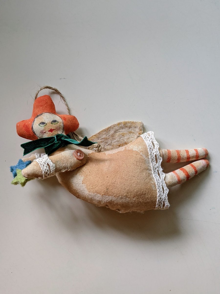 Handmade rustic angel