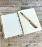 Journal Notebook Hand bound in Coptic Stitch covered with Wildflowers Paper  - Image 3