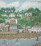 Clovelly Harbour in Devon cross stitch chart - Image 1