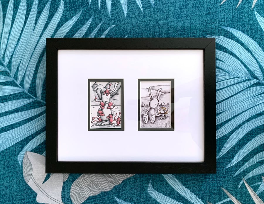 Choices The Devil and The angel Original Artwork