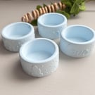 Blue Tea light Holder – Candle Holder - Minimalist Decor