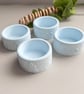 Blue Tea light Holder – Candle Holder - Minimalist Decor