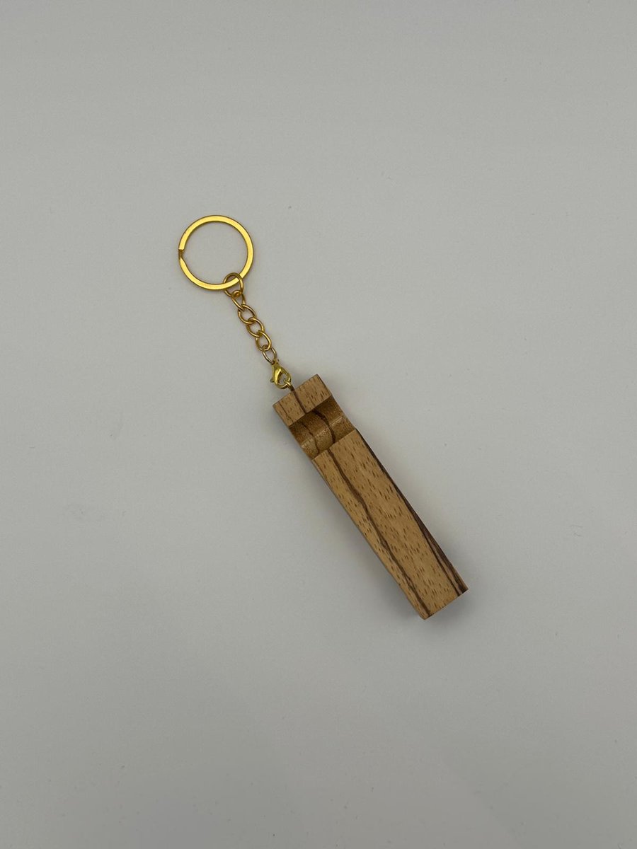 Keyring Phone Holder - Zebrano