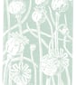 Poppy Seedhead in duck egg blue - Linocut Print - Image 2