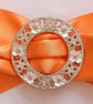 3 x round 38mm Ornate buckle belt loop ribbon slider embellishment - Image 5