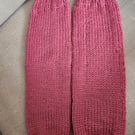 Hand knitted chunky anklet tube socks bed socks lounge socks boot socks