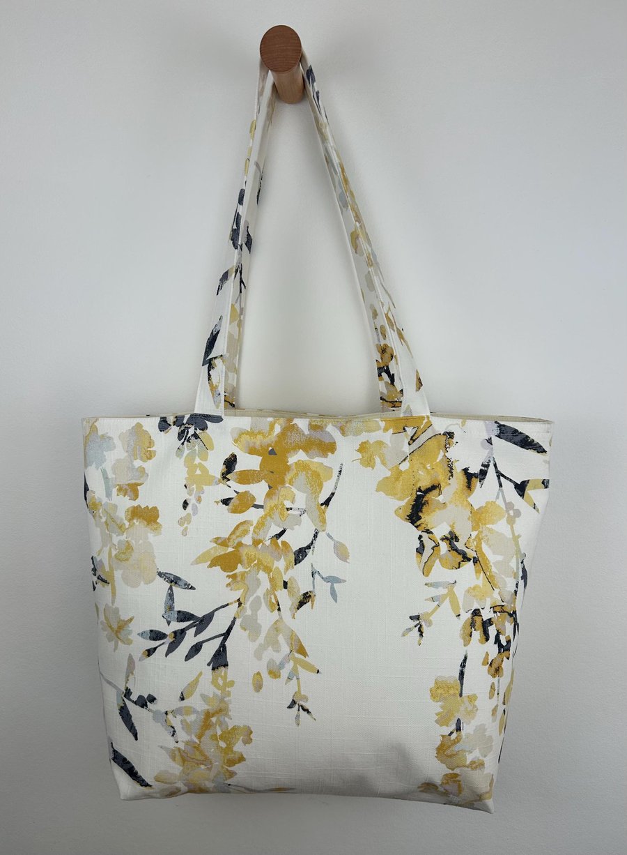 floral bag, large shopping tote, weekend bag, Mother's Day gift, laptop bag, bea