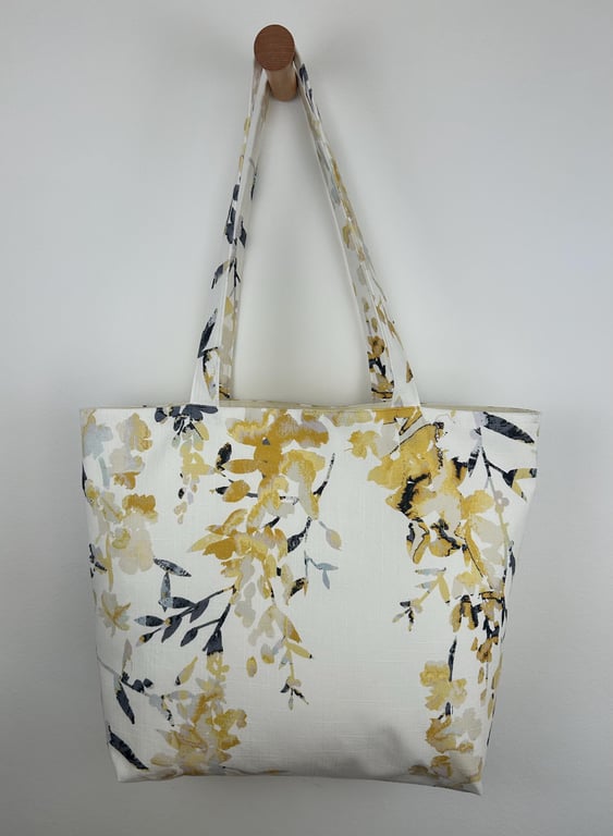 floral bag, large shopping tote, weekend bag, Mother's Day gift, laptop bag, bea