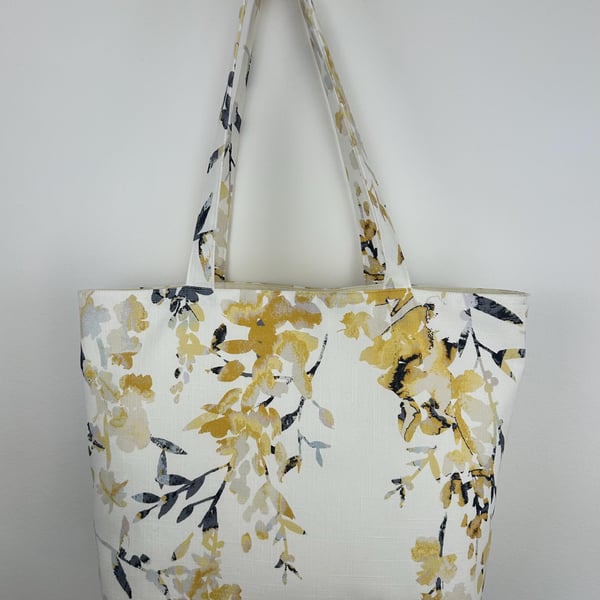 floral bag, large shopping tote, weekend bag, Mother's Day gift, laptop bag, bea