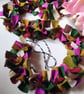 Felt Tinsel Garland, Confetti Bunting, Eclectic Bohemian Party Decor, 190cm. - Image 1