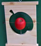 APPLE FOR THE TEACHER LEAVING PRESENT AT END OF SCHOOL YEAR APPLE BIRD FEEDER - Image 1