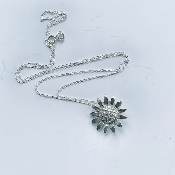 Sunflower necklace. Lovely gift for someone special