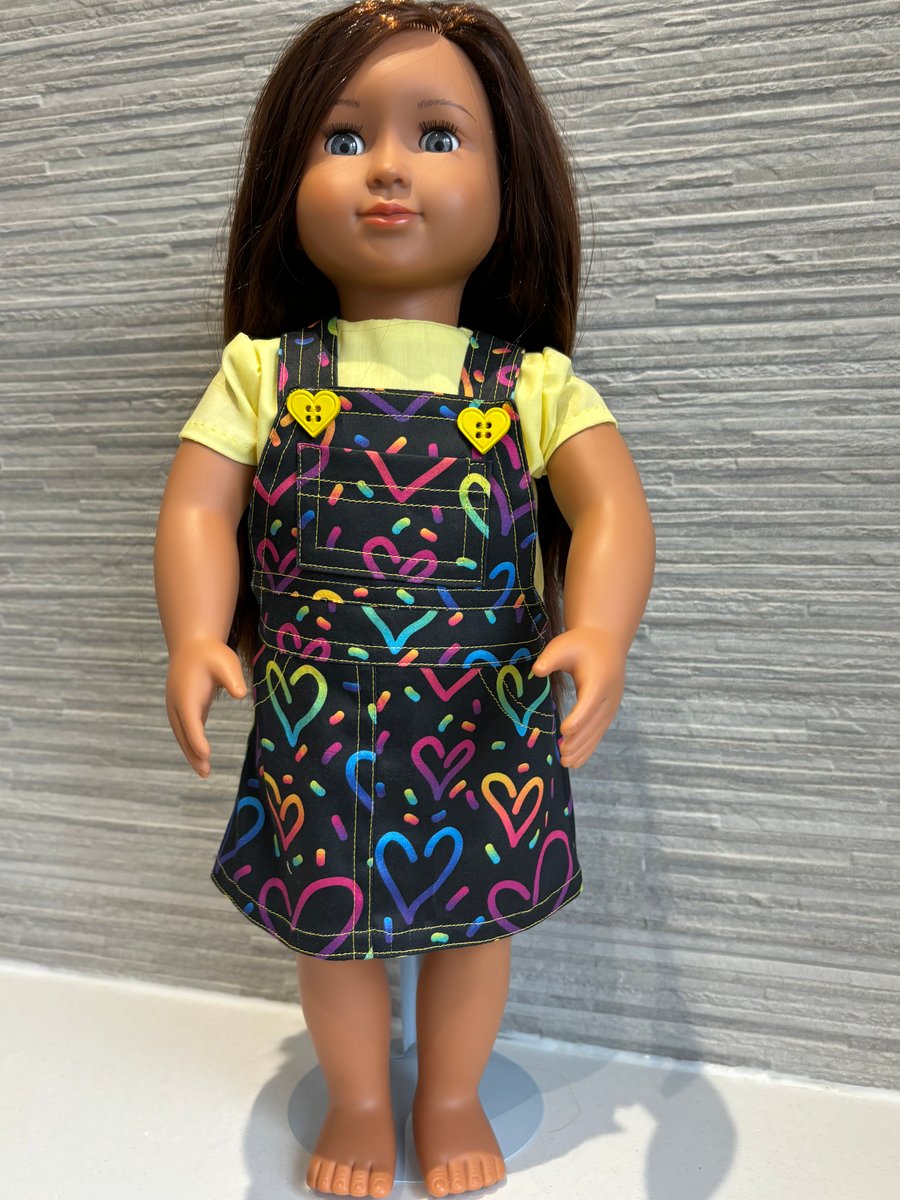 All About The Hearts Pinafore