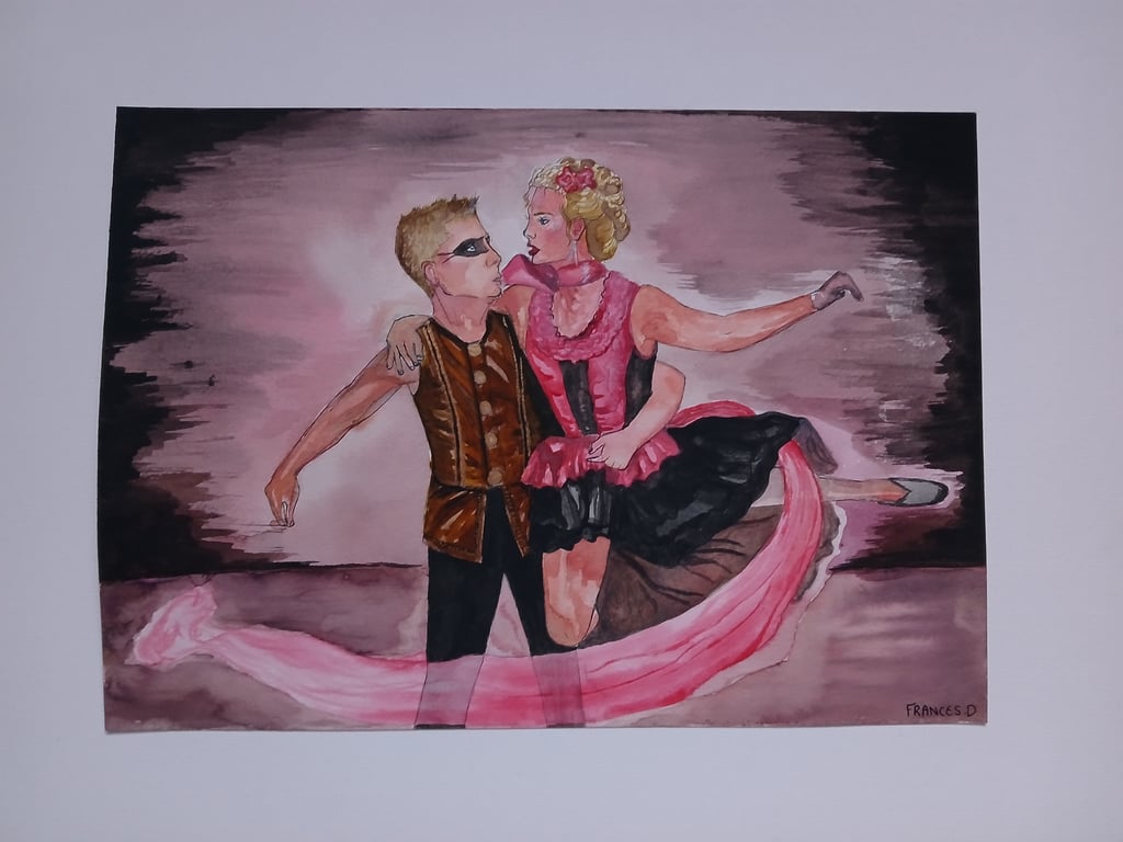 The Next Step 'Stand up' Original watercolour painting (A4)