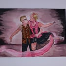 The Next Step 'Stand up' Original watercolour painting (A4)