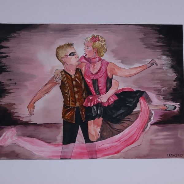 The Next Step 'Stand up' Original watercolour painting (A4)