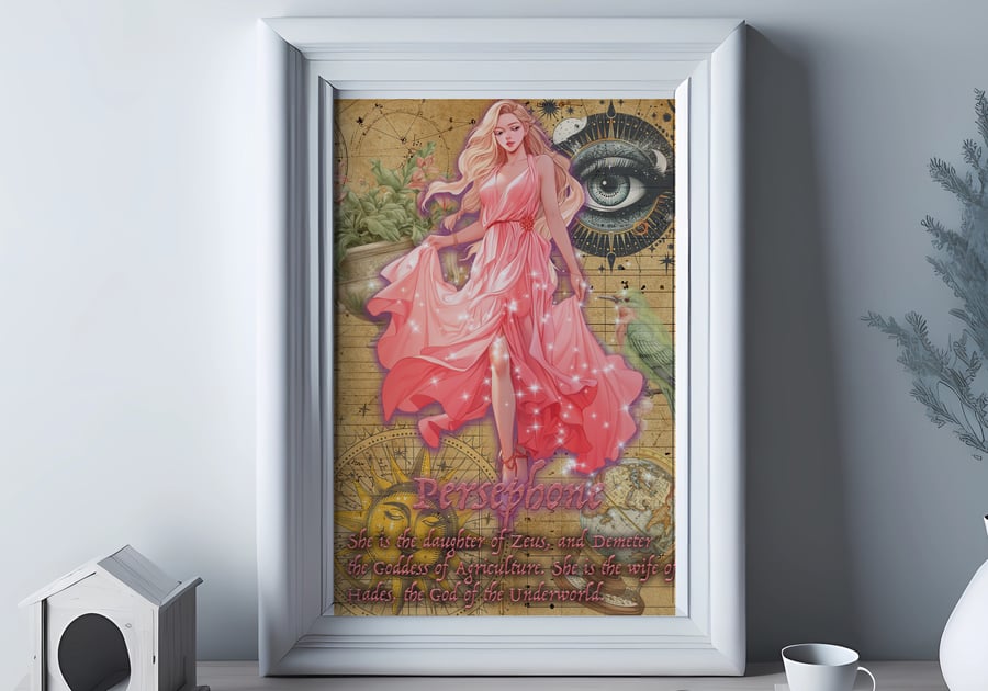 Greek Mythology Poster - Persephone