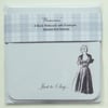 Notecards, Set of Four 'Glamorous Illustration' Blank Notecards with Envelopes