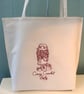 Machine-Embroidered Calico Tote bag for a Crafty ‘ Crazy Lady ‘ All my own work. - Image 1