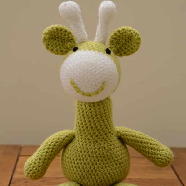 Giraffe Soft Toy - pistachio green