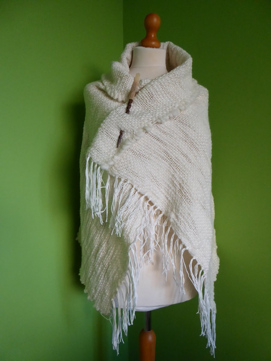 wool woven shawl