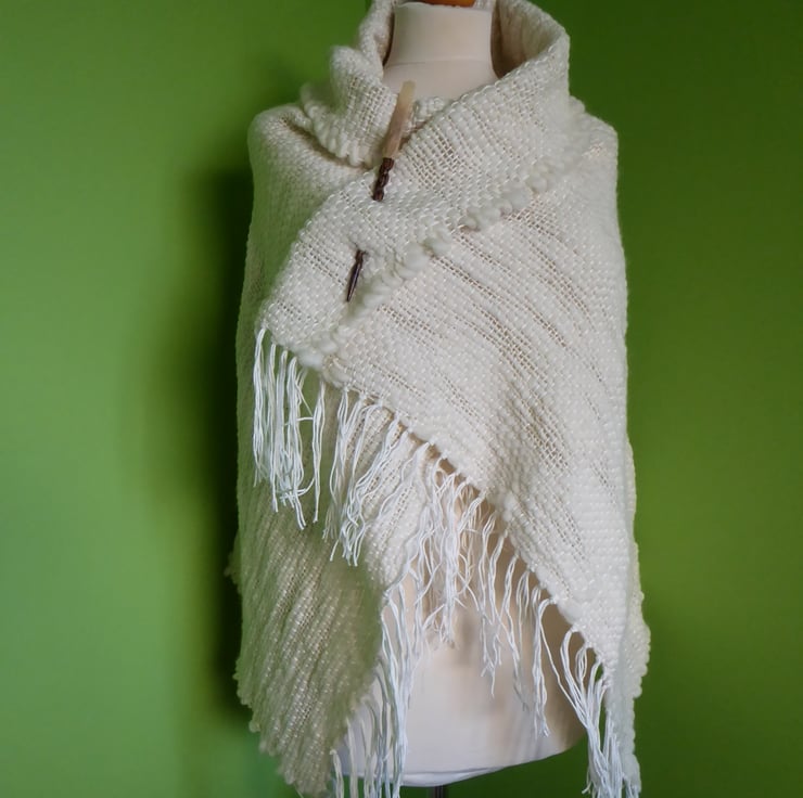 wool woven shawl