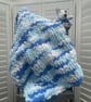 Super Soft Chunky Hand Knitted Baby Blanket (Colour: Bubblegum Burst) INC P&P - Image 1