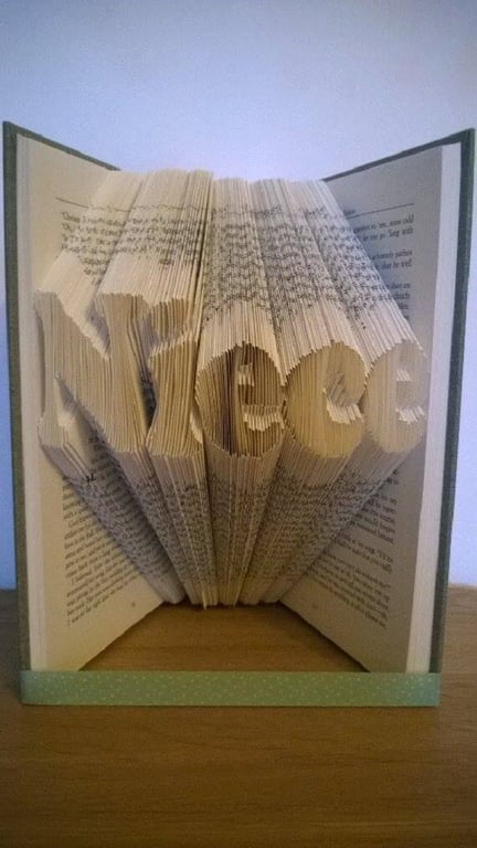 Niece MMF Book Folding Pattern - EMAILED PDF PATTERN