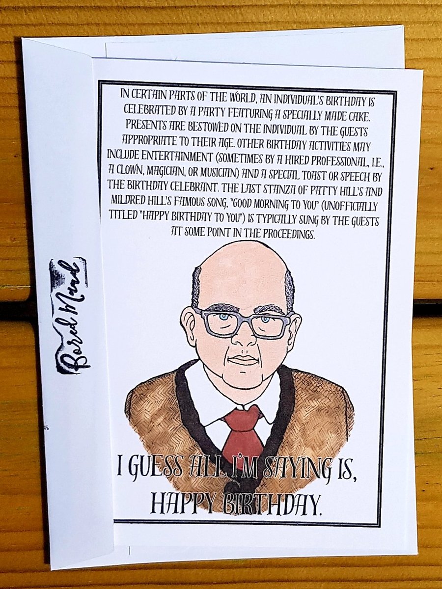 Energy vampire birthday card