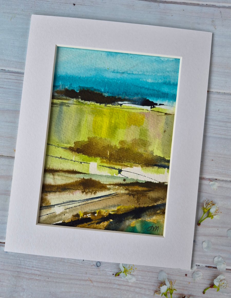 What lies beyond, an original landscape painting 