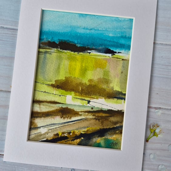 What lies beyond, an original landscape painting 