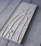 Cow Parsley, Honeysuckle & Rosehip Plaster Cast Wall Plaque - Image 3
