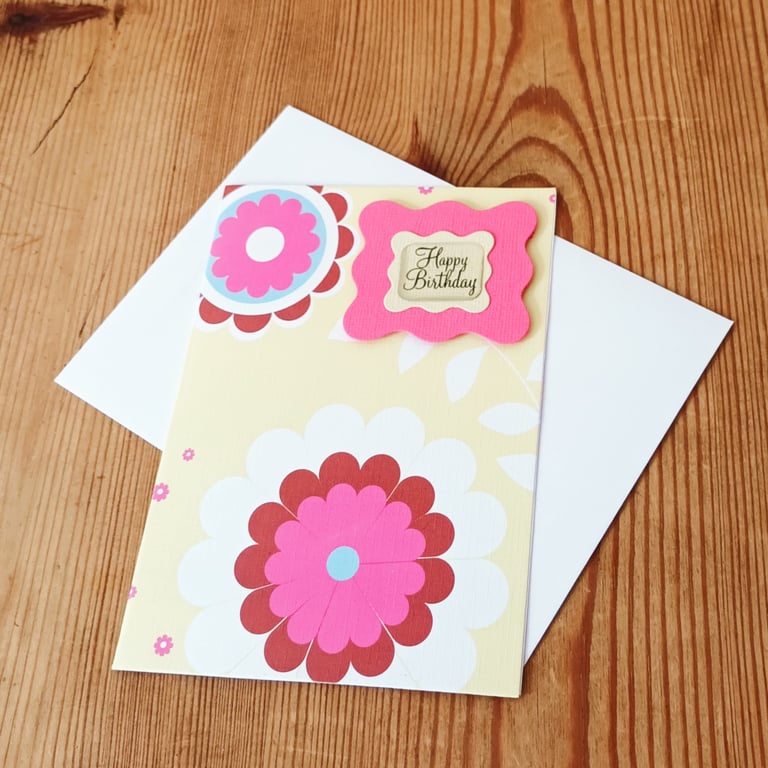 Floral Birthday Card