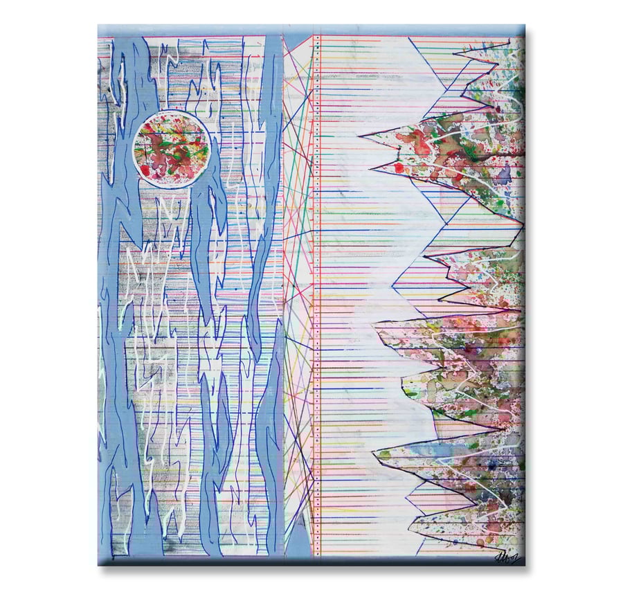 Prone - An Original Painting by Laura Hol  