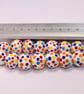 Handmade spotty patterned lamp work glass beads - Image 4