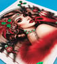 Art Deco Christmas Card, Wife, Mother, Sister, Daughter, Granddaughter  - Image 2