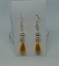 Golden Teardrop Earrings - Image 1