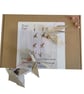Origami Dove Kit: DIY Hanging Bird Decorations with Recycled book page paper