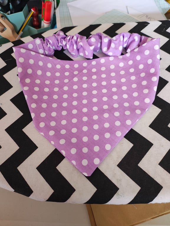 Handmade dog bandana 