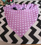 Handmade dog bandana 