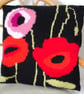 Knitting Pattern for Poppy Cushion.  Digital Pattern - Image 1