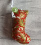 SOLD - Three Scrapbox Stockings, Mini Stocking Christmas Tree Decorations - Image 5