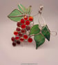Unique Handmade 3D-Stained Glass Grapevine Suncatcher (D) - Image 3