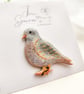 Hand-painted Bird Brooch - Image 2