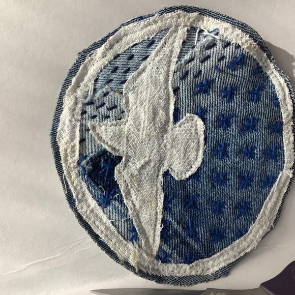 Dove of peace patch. 