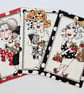 Ladies Mug Rug Coasters Set3